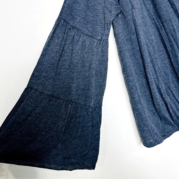 Chaser NWT Vintage Jersey Boatneck Bell Sleeve Drawstring Top Twilight Sz Medium - Picture 5 of 6